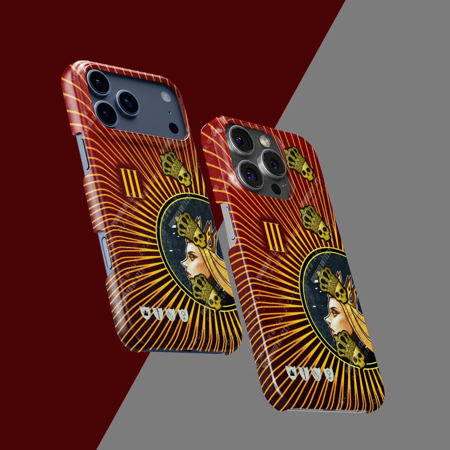 CSGO CS2 AK-47 | The Empress + 4x Sticker | Crown (Foil) iPhone Case by DIZZY CASE