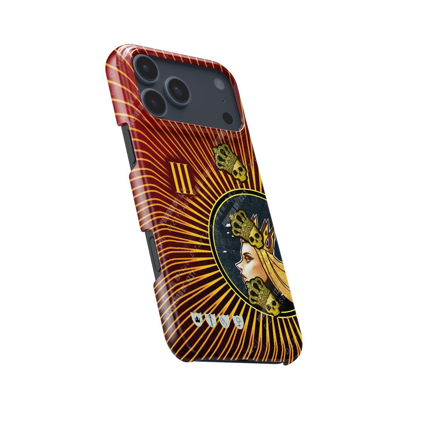 CSGO CS2 AK-47 | The Empress + 4x Sticker | Crown (Foil) iPhone Case by DIZZY CASE