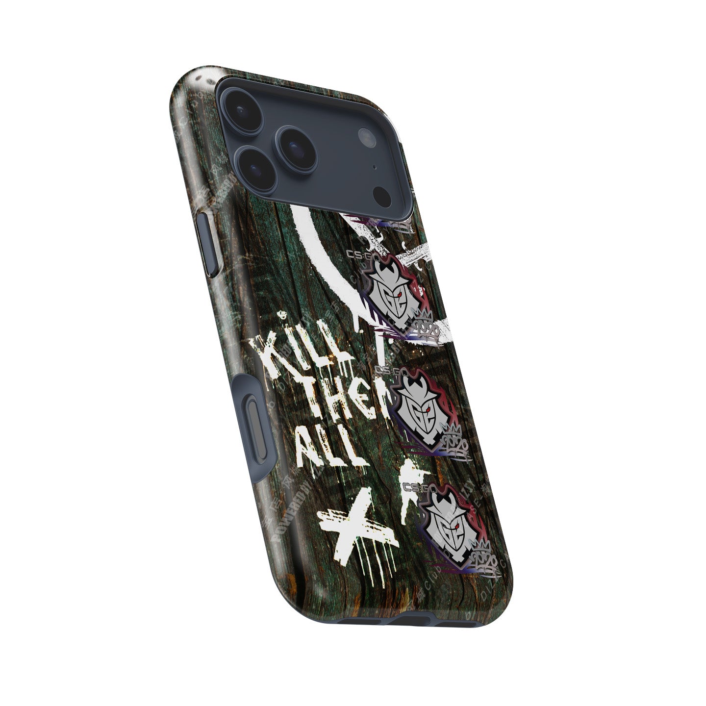 CS2 CSGO iPhone Case - AK-47 | Wasteland Rebel Skin with 4X G2 Esports RMR 2020 Stickers by DIZZY CASE | DIZZY CASE