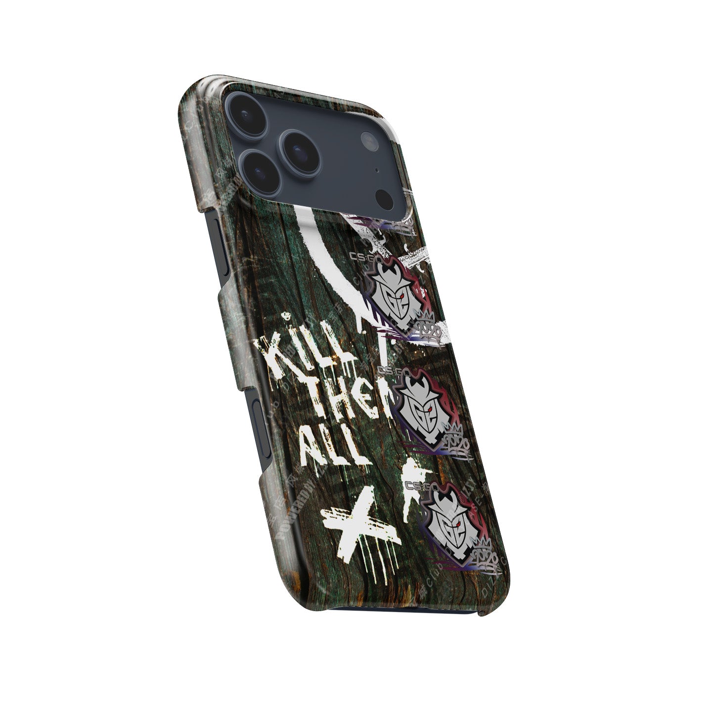 CS2 CSGO iPhone Case - AK-47 | Wasteland Rebel Skin with 4X G2 Esports RMR 2020 Stickers by DIZZY CASE | DIZZY CASE