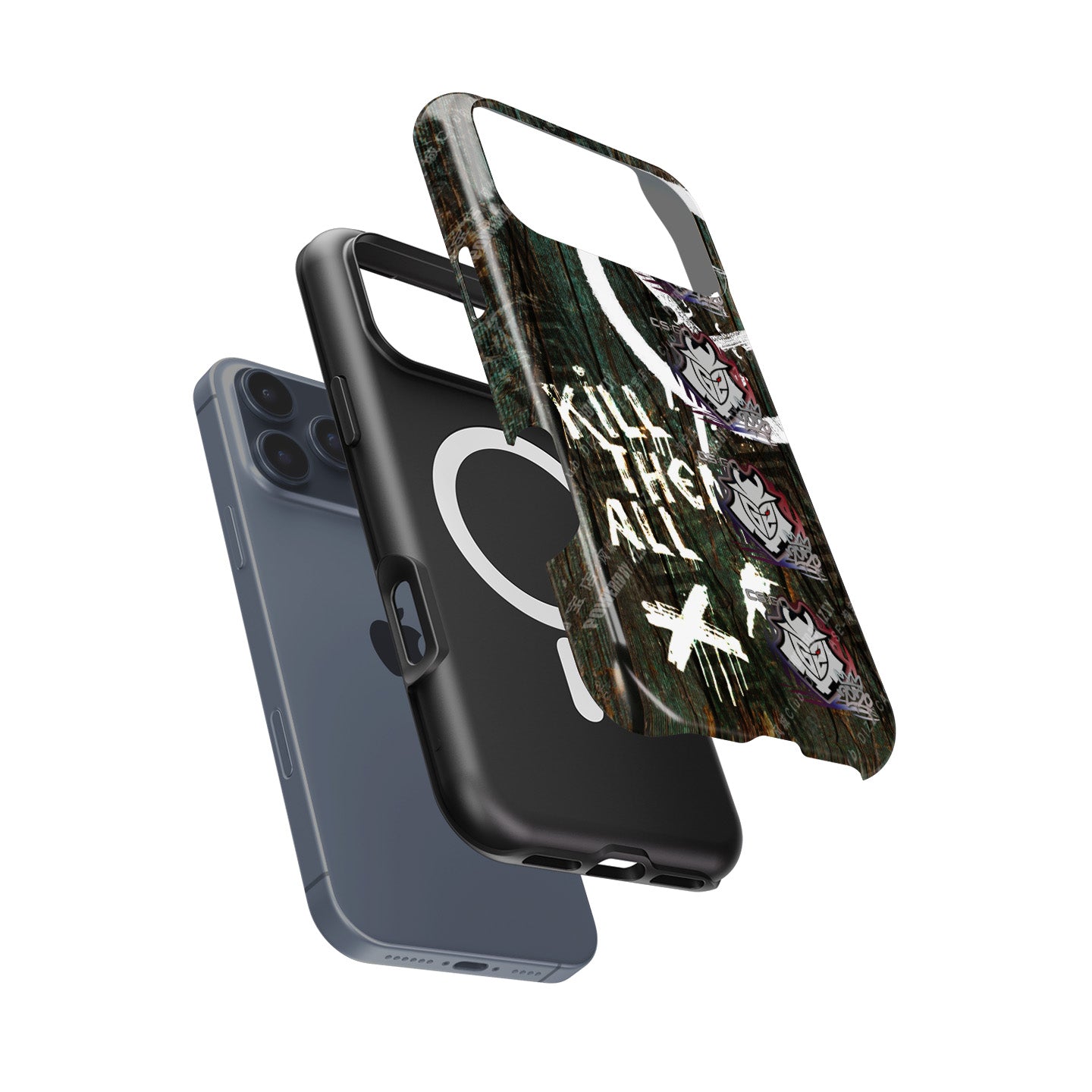 CS2 CSGO iPhone Case - AK-47 | Wasteland Rebel Skin with 4X G2 Esports RMR 2020 Stickers by DIZZY CASE | DIZZY CASE