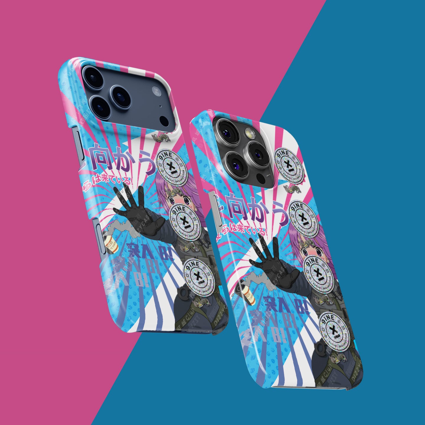 CS / CS2 M4A4 Temukau Classic Skin + 9INE Paris 2023 Sticker - Apple Models | DIZZY CASE