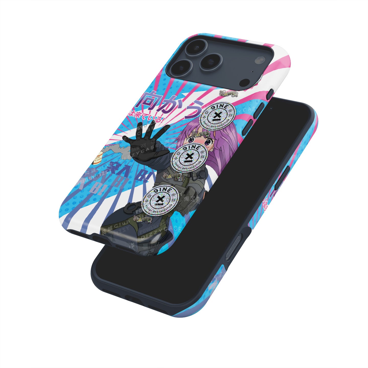 CS / CS2 M4A4 Temukau Classic Skin + 9INE Paris 2023 Sticker - Apple Models | DIZZY CASE