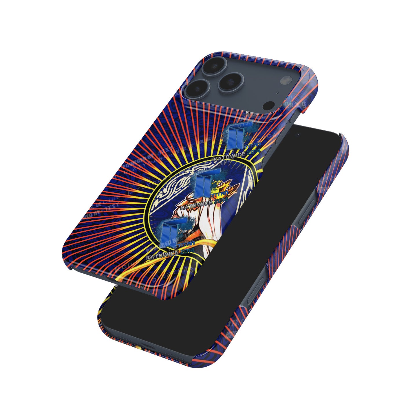 CS / CS2 iPhone Case - M4A4 | The Emperor Skin with 4X TITAN Stickers | DIZZY CASE