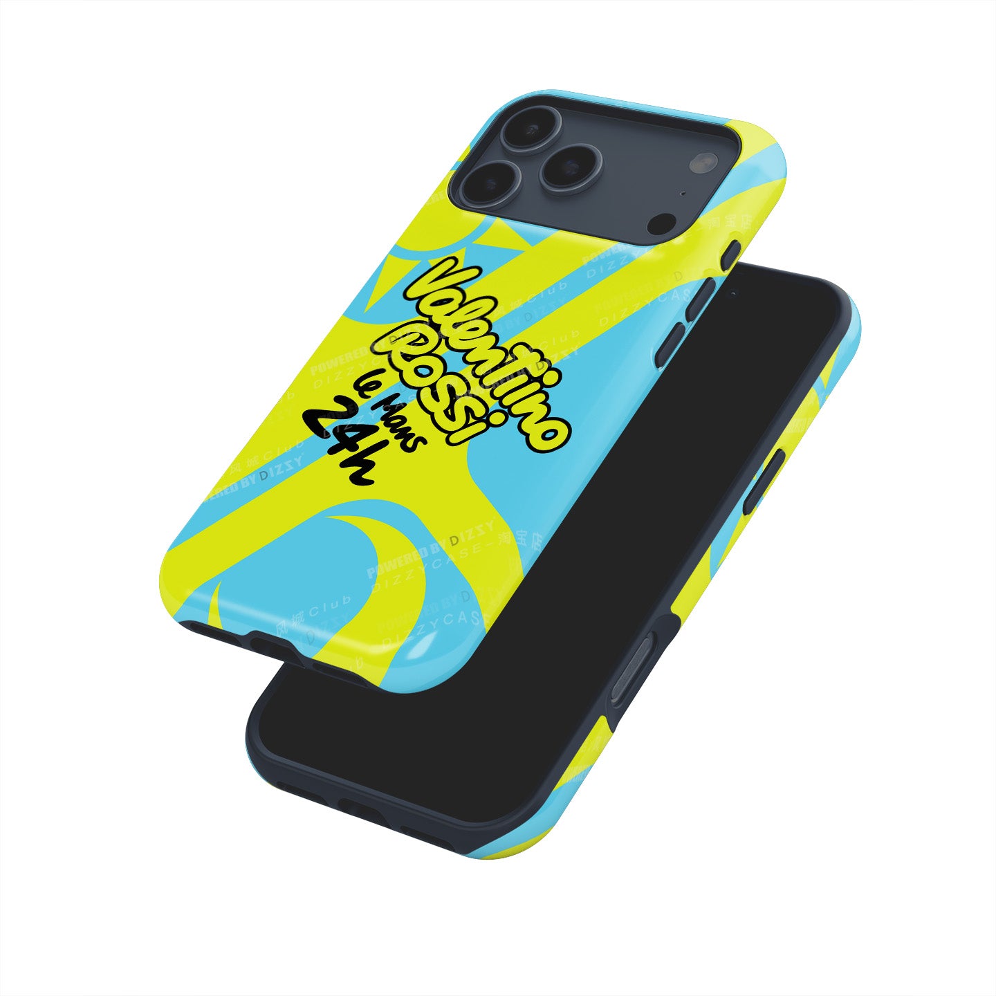 Funda para teléfono Tadej Pogacar 2024 Dual Triumph en jersey amarillo y rosa de DIZZY