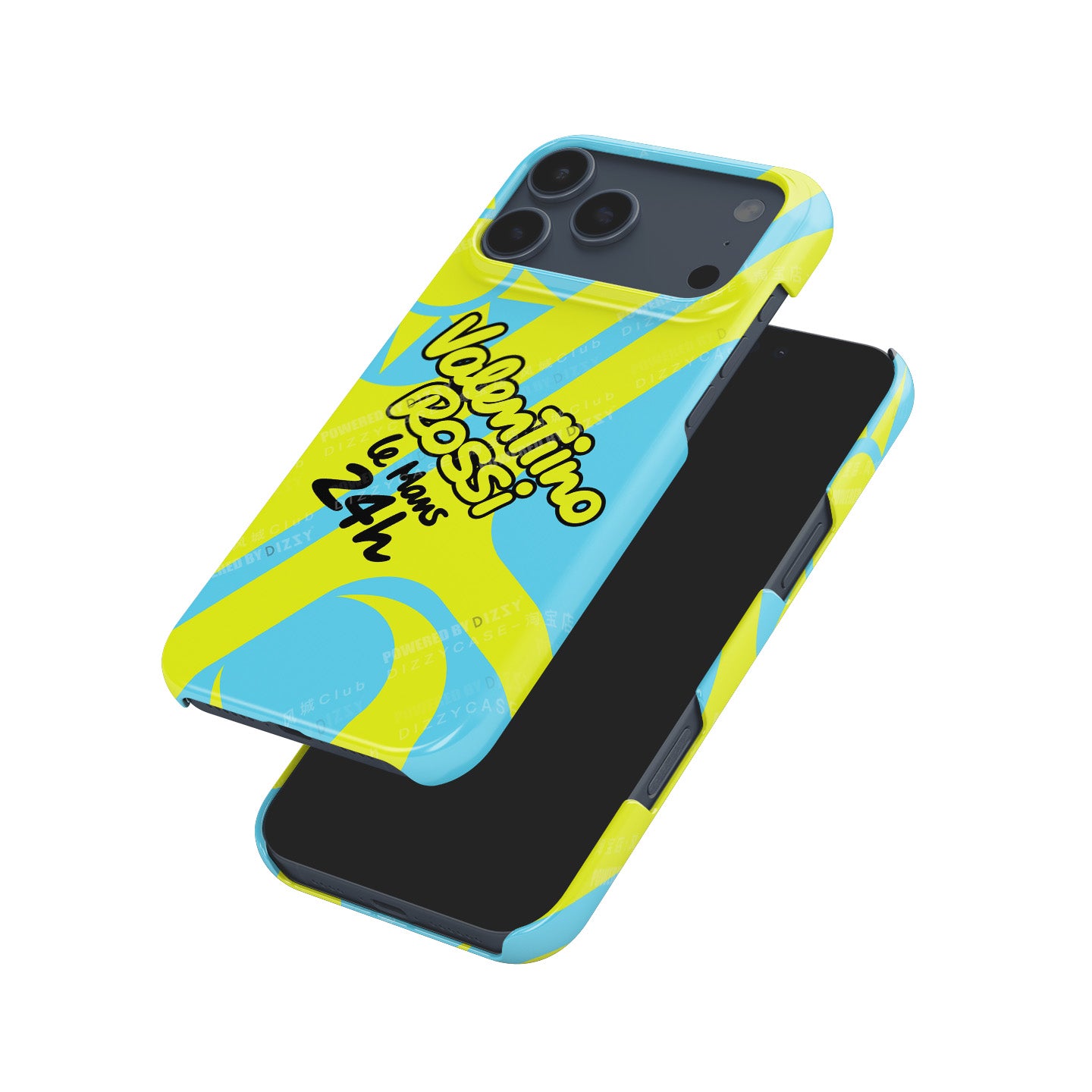 Funda para teléfono Tadej Pogacar 2024 Dual Triumph en jersey amarillo y rosa de DIZZY