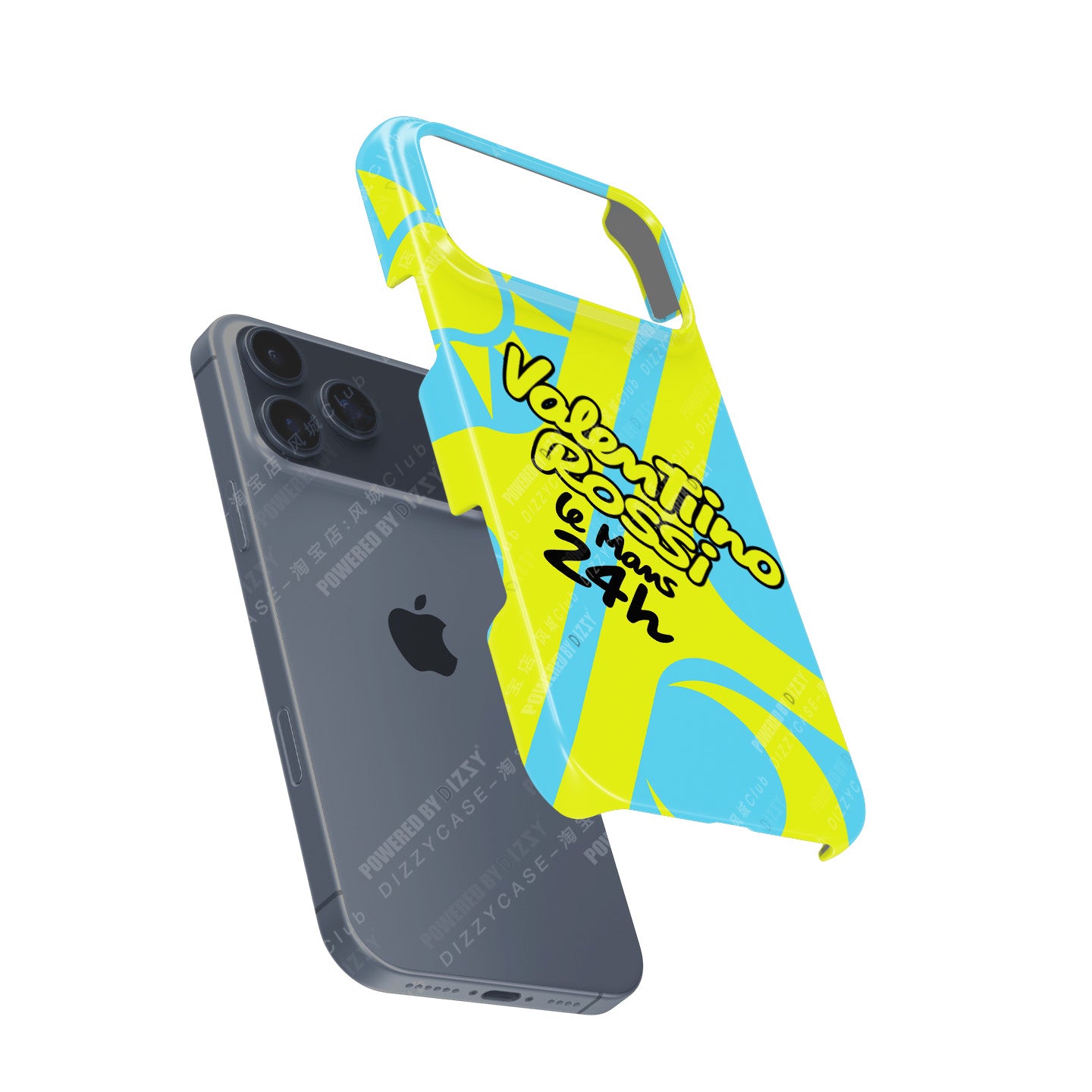 Funda para teléfono Tadej Pogacar 2024 Dual Triumph en jersey amarillo y rosa de DIZZY