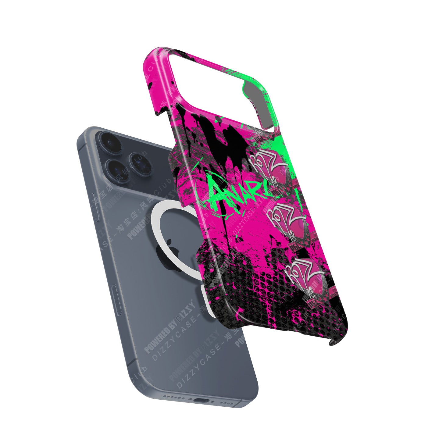 CS / CS2 - AK-47 | Neon Revolution with 4x ropz Krakow 2017 Stickers Phone Case - Apple Models