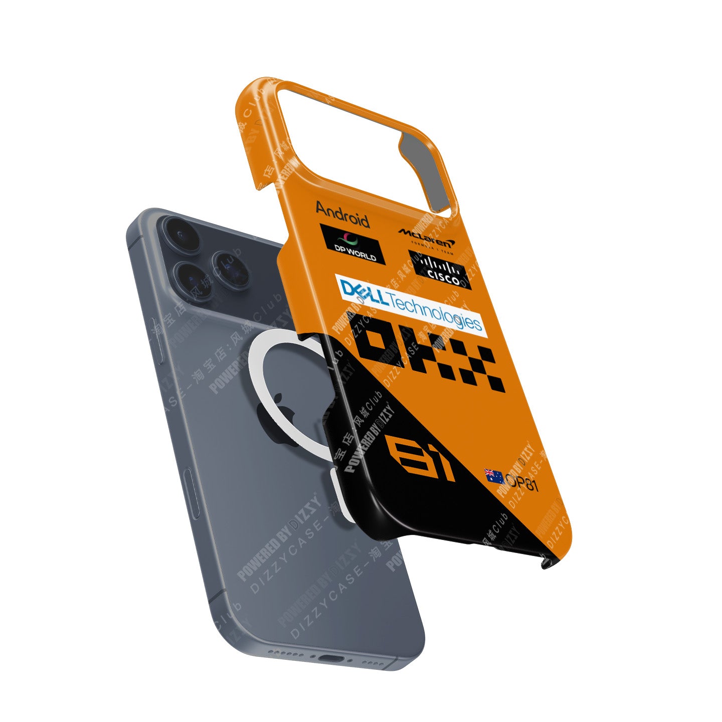 McLaren MCL38 Oscar Piastri 2024 Overall Phone Case