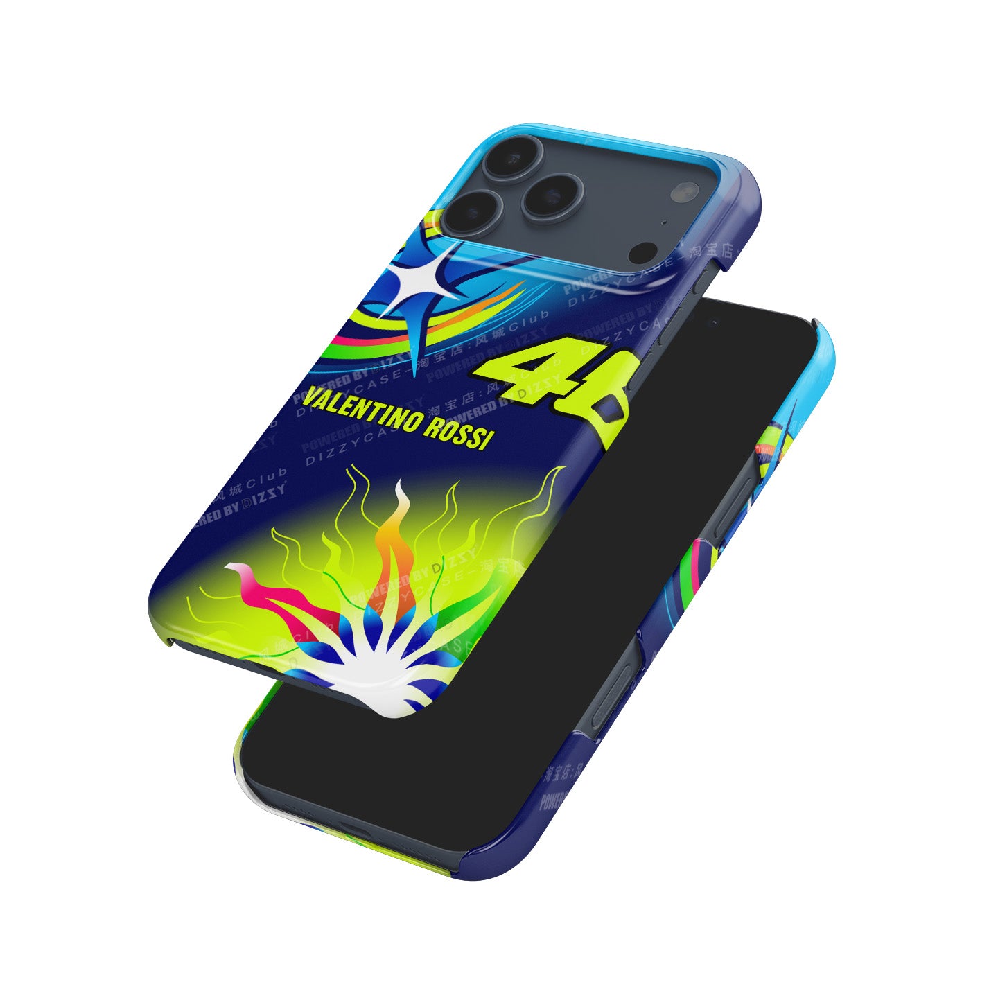 Valentino Rossi 2025 WEC Helmet iPhone Case – Le Mans 24H BMW M