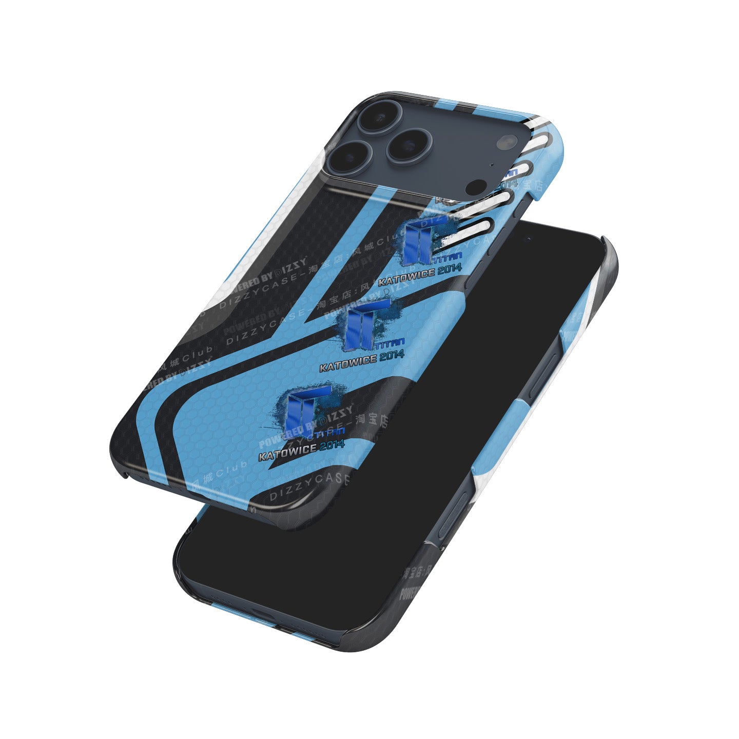 CS / CS2 AK-47 | Vulcan Skin 4×Sticker | Titan | Katowice 2014 Phone Case