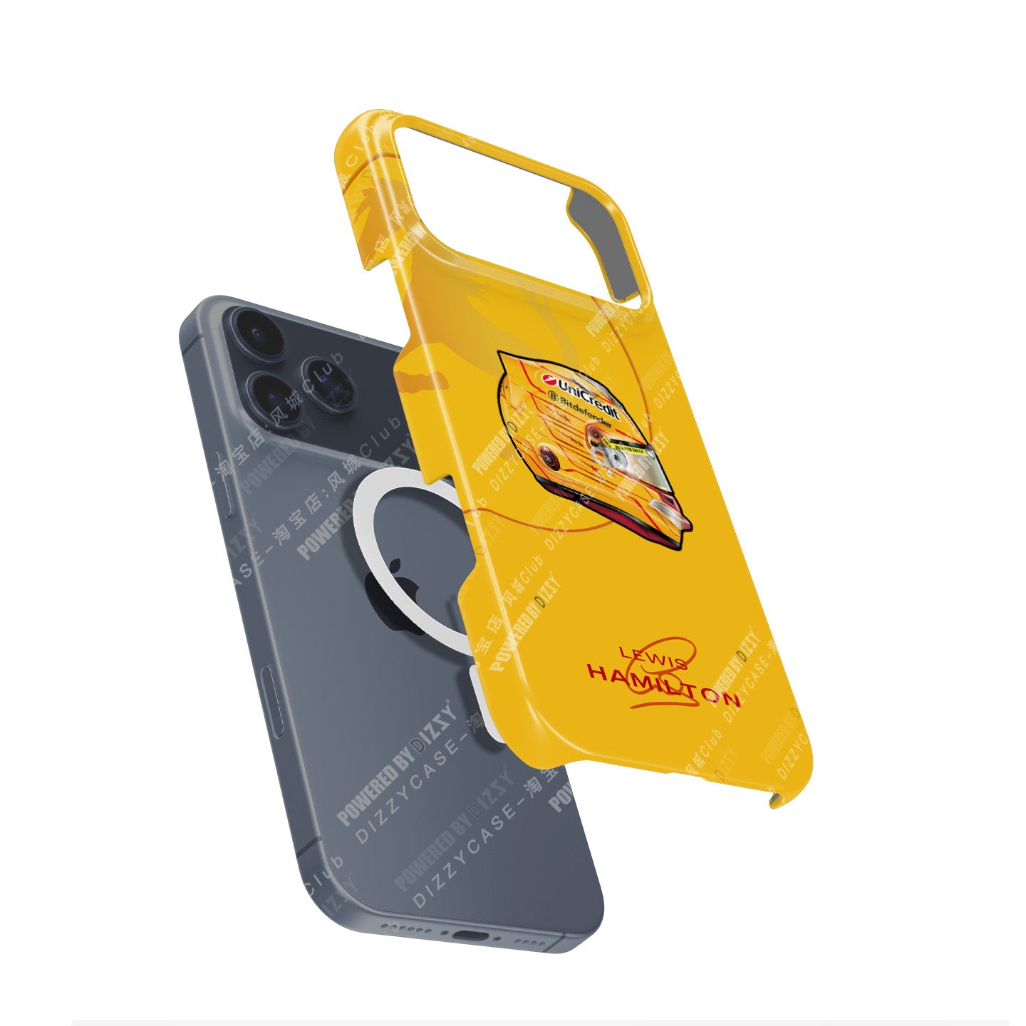 Lewis Hamilton 2025 F1 Helmet Livery Phone Case – LH44 Edition | DIZZY CASE