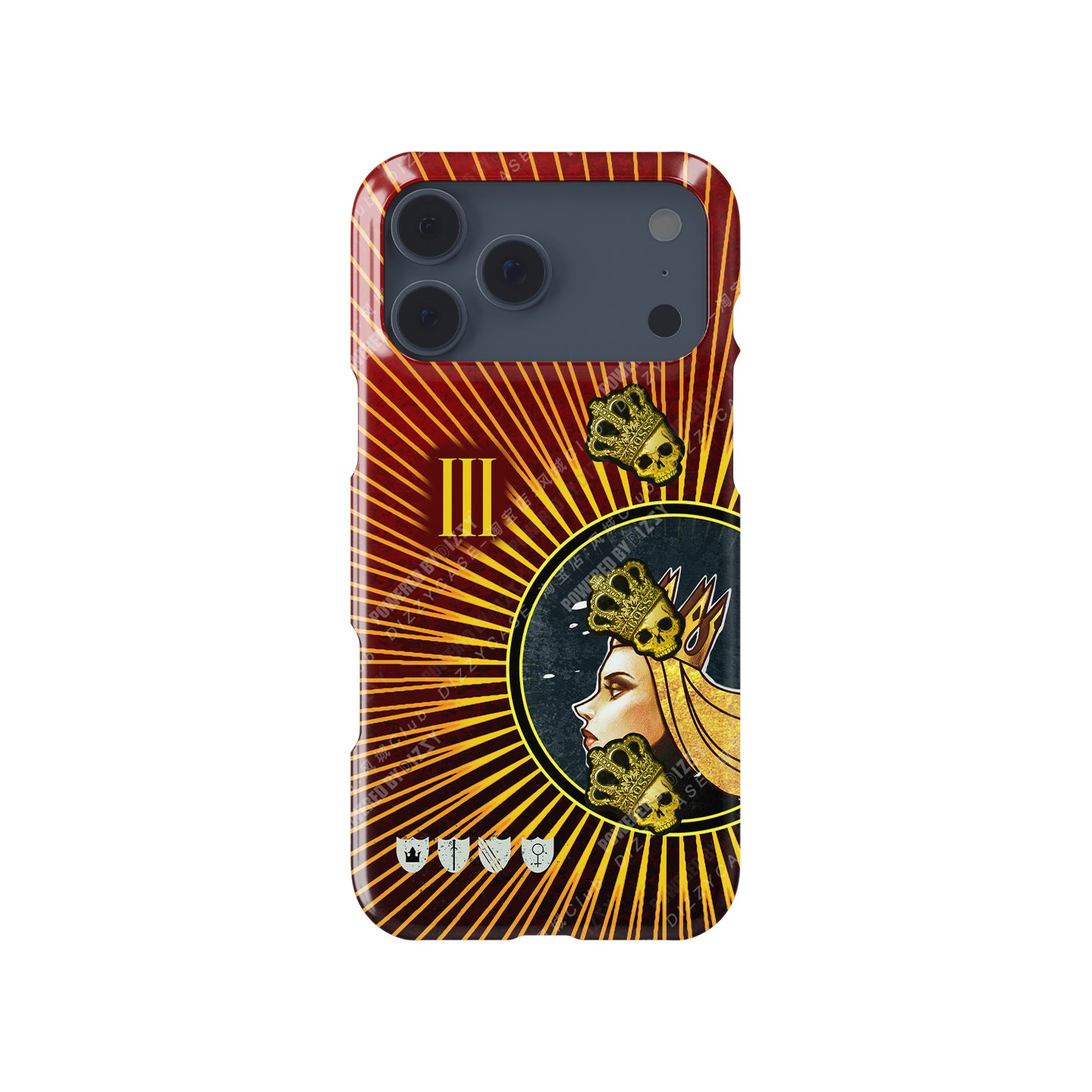 CSGO CS2 AK-47 | The Empress + 4x Sticker | Crown (Foil) iPhone Case by DIZZY CASE