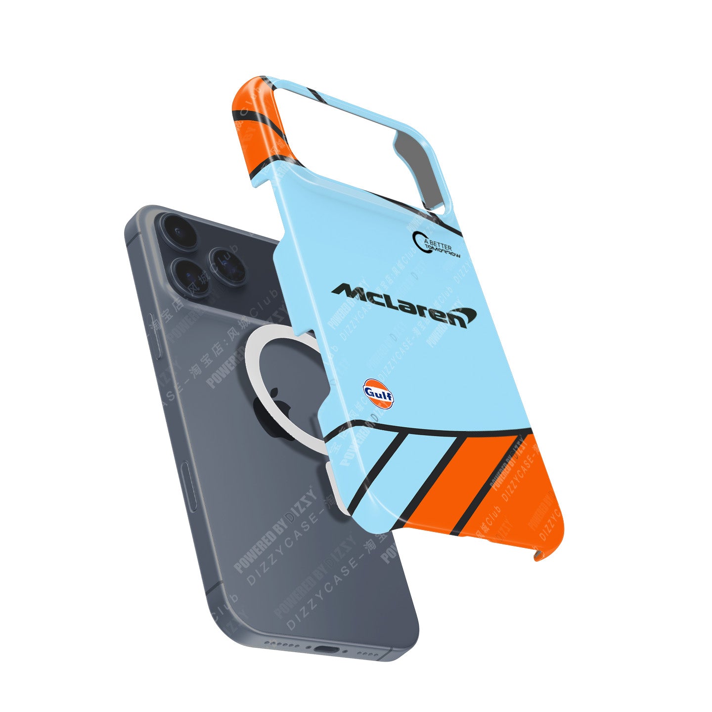 McLaren MCL35M Gulf Livery Monaco 2021 Phone Case | DIZZY CASE
