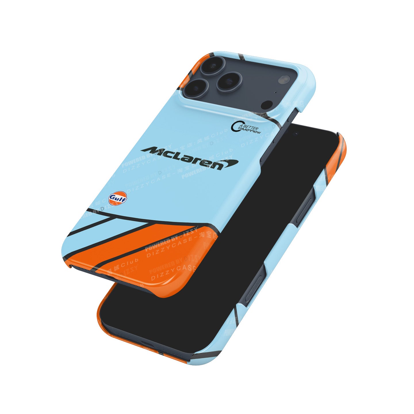 McLaren MCL35M Gulf Livery Monaco 2021 Phone Case | DIZZY CASE