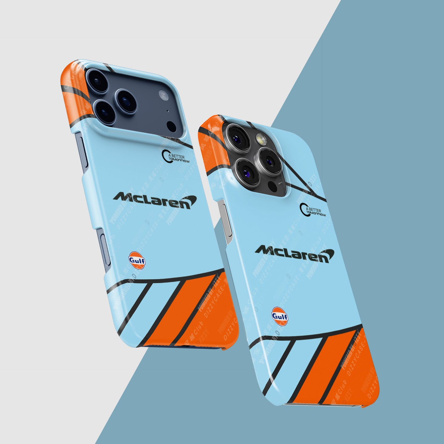 McLaren MCL35M Gulf Livery Monaco 2021 Phone Case | DIZZY CASE