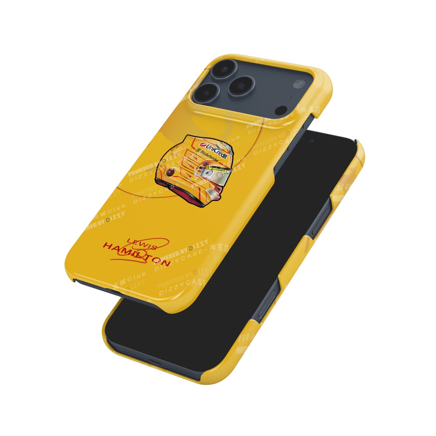 Lewis Hamilton 2025 F1 Helmet Livery Phone Case – LH44 Edition | DIZZY CASE