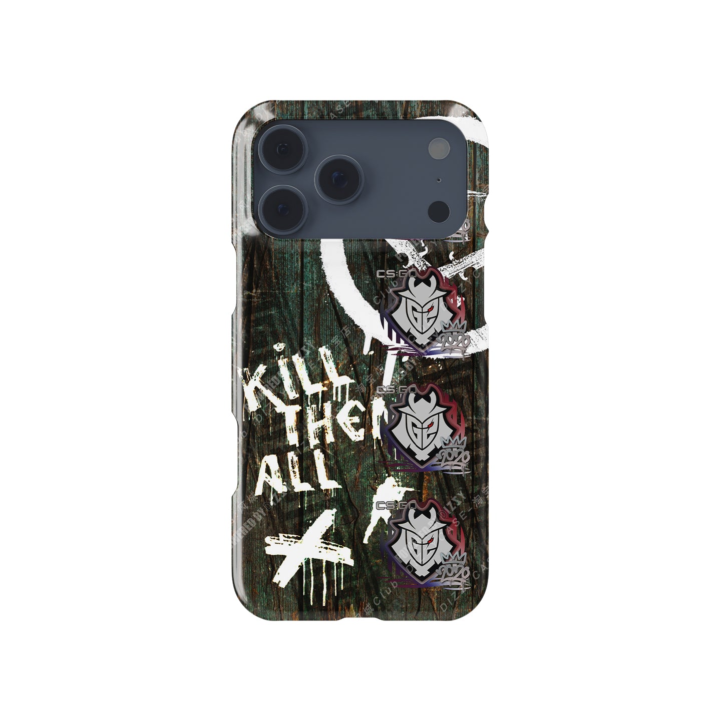 CS2 CSGO iPhone Case - AK-47 | Wasteland Rebel Skin with 4X G2 Esports ...