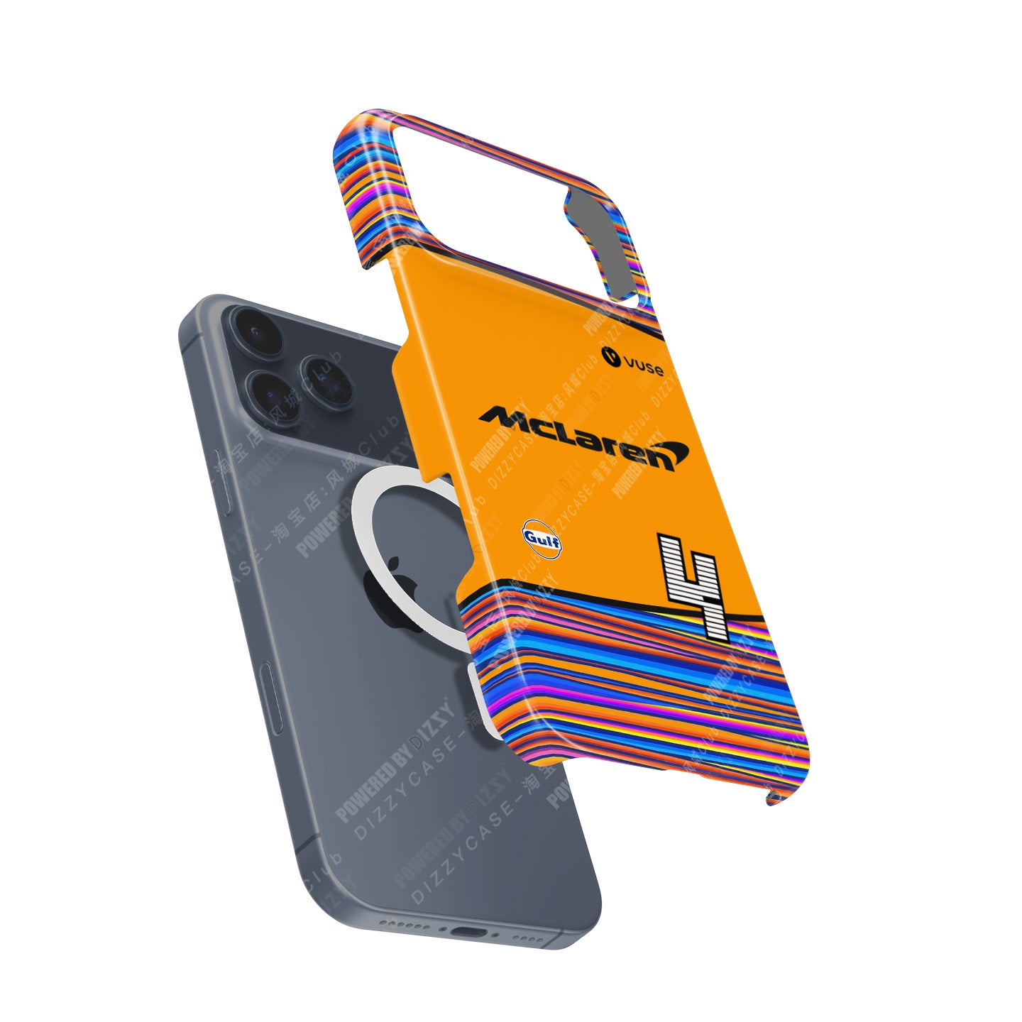 McLaren Vuse Livery Lando Norris Phone Case: Bold F1 Style