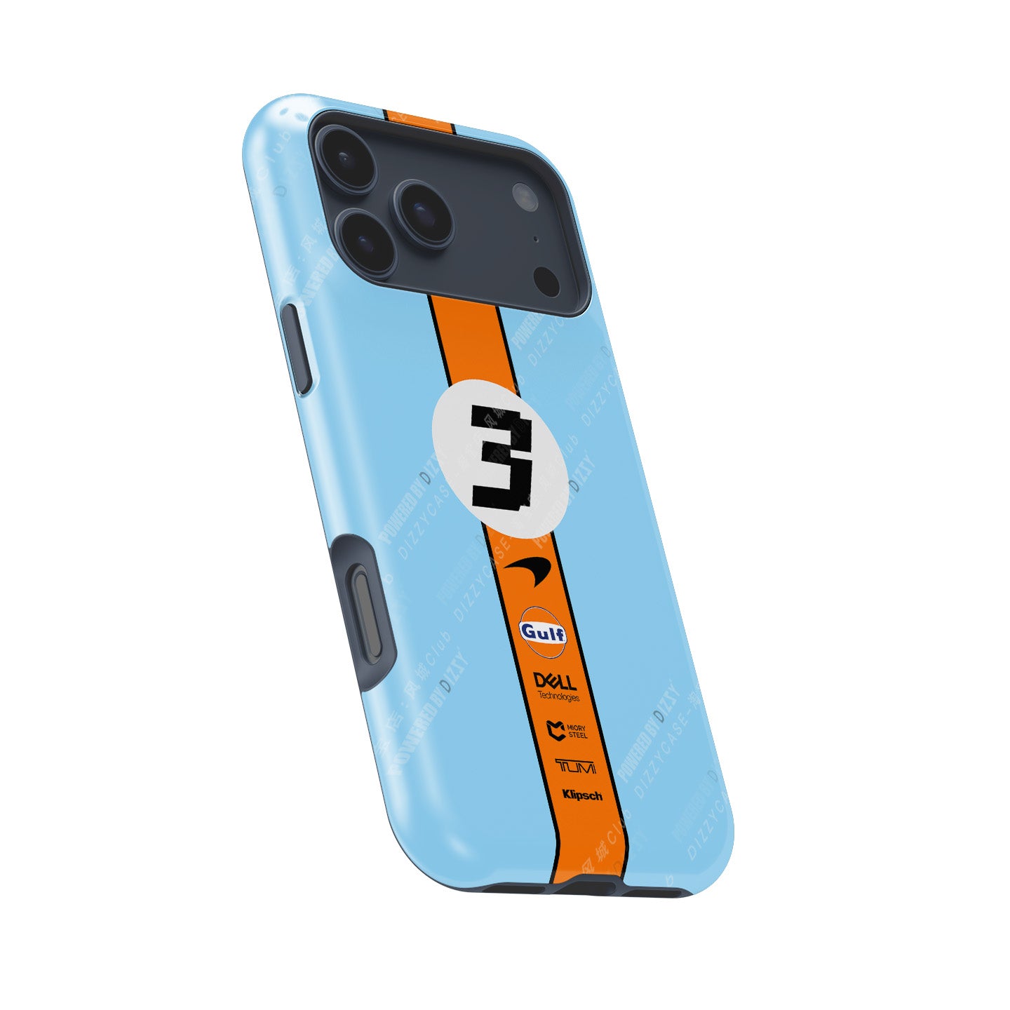 Daniel Ricciardo 2022 iPhone Case - McLaren Gulf Livery