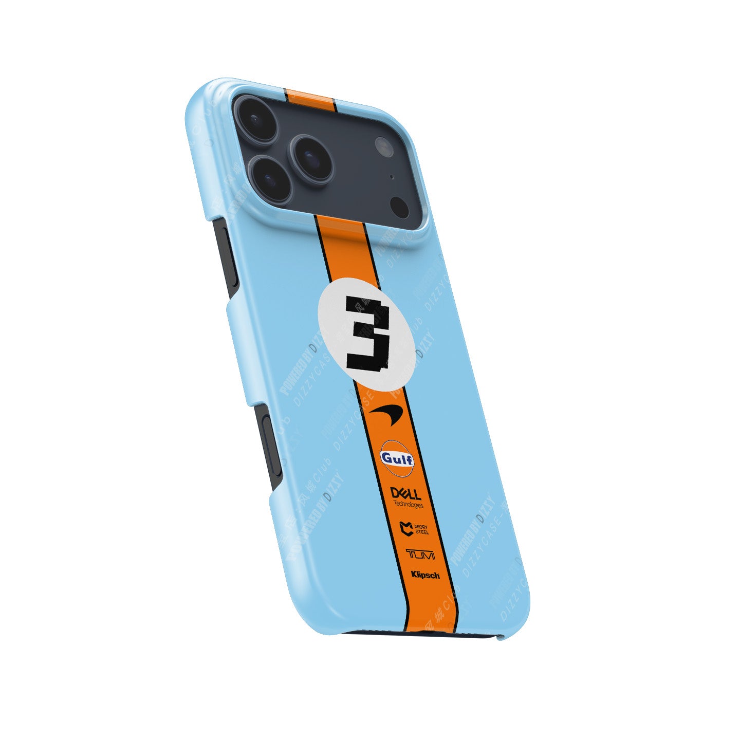 Daniel Ricciardo 2022 iPhone Case - McLaren Gulf Livery