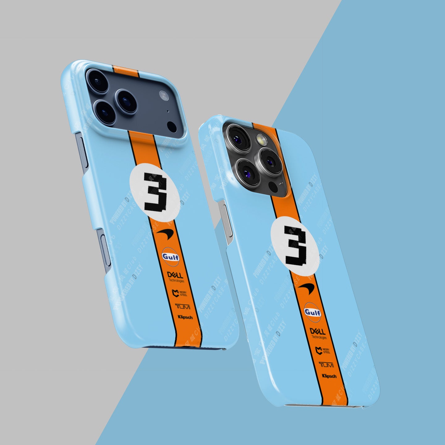 Daniel Ricciardo 2022 iPhone Case - McLaren Gulf Livery