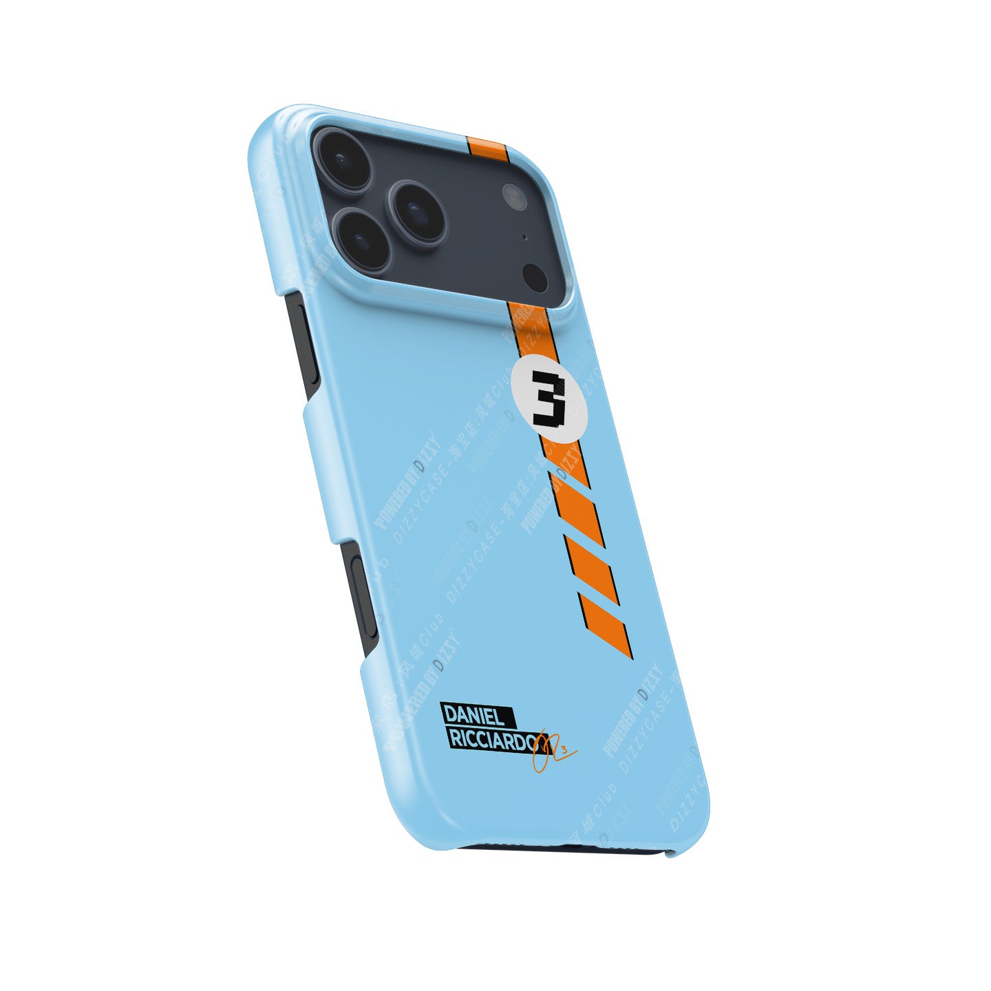 Iconic Racing Legacy: Daniel Ricciardo Gulf Livery iPhone Case | DIZZY CASE