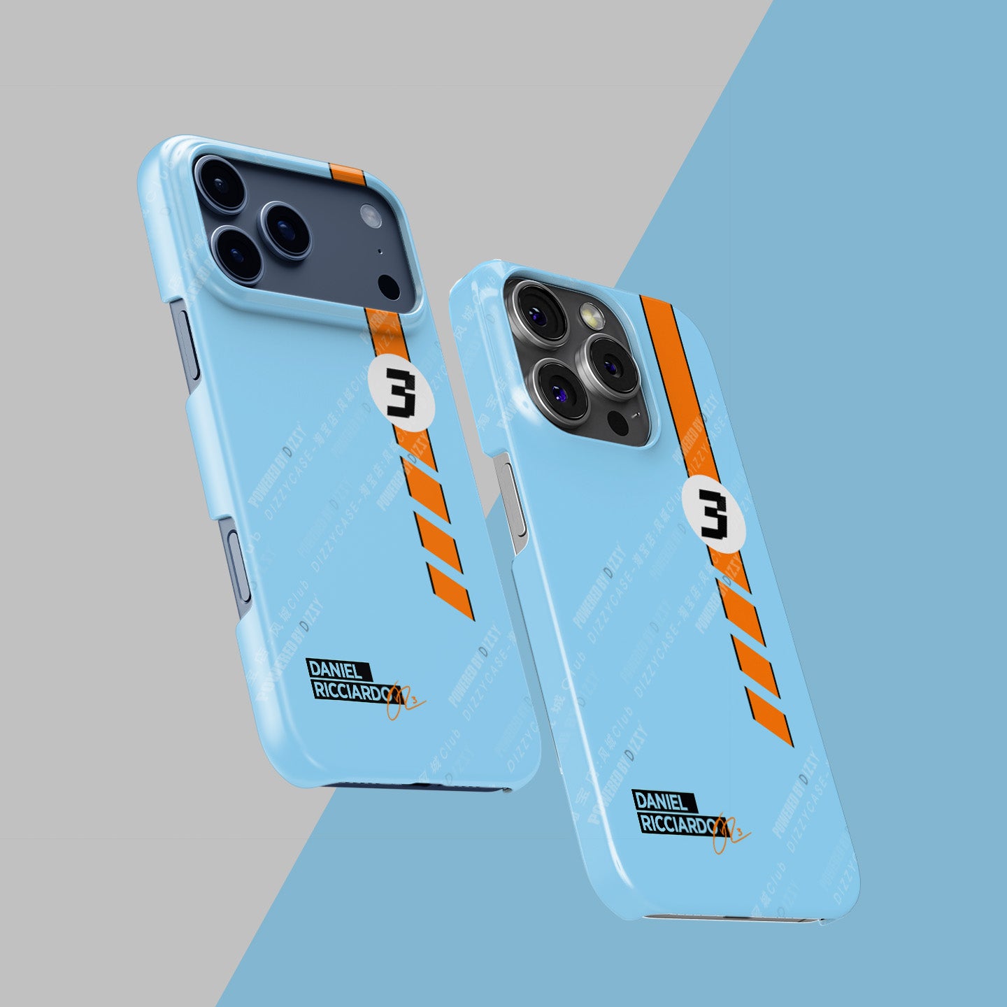 Iconic Racing Legacy: Daniel Ricciardo Gulf Livery iPhone Case | DIZZY CASE