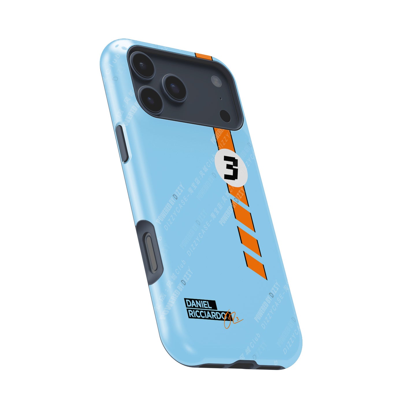 Iconic Racing Legacy: Daniel Ricciardo Gulf Livery iPhone Case | DIZZY CASE