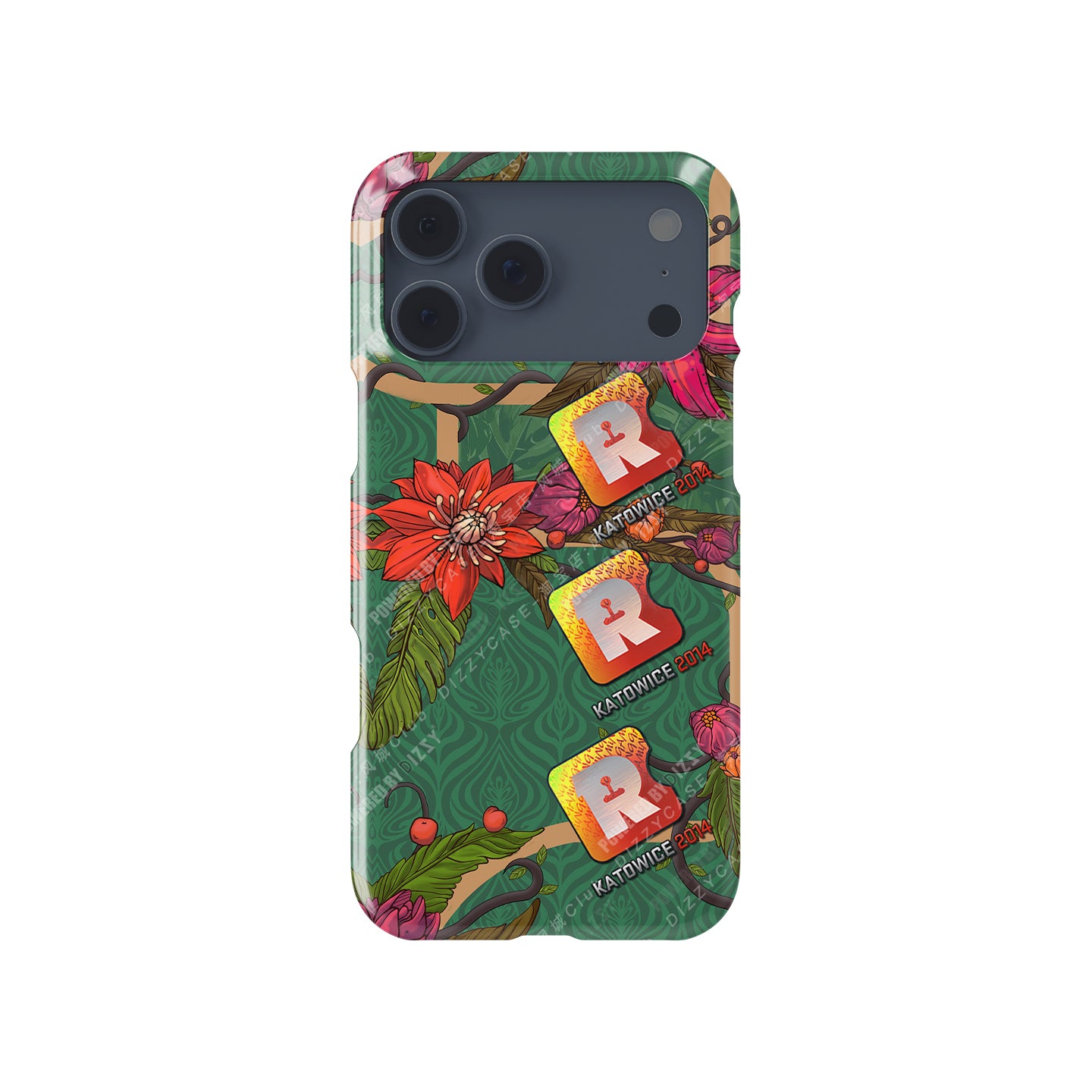 CS / CS2 Phone Case - AK-47 | Wild Lotus with Reason Gaming (Holo) Katowice 2014 by DIZZY CASE
