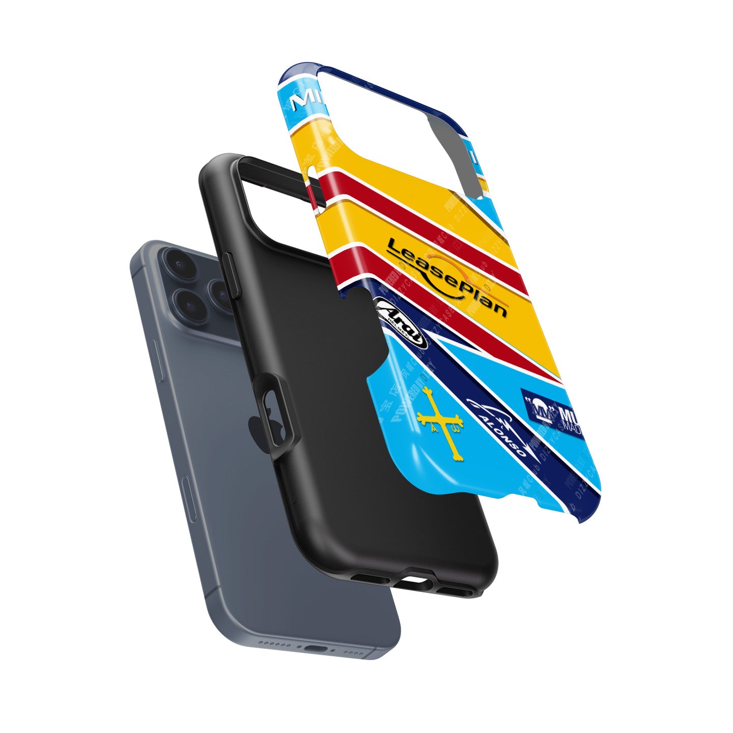 Fernando Alonso Renault 2005 livrée design casque Coque téléphone