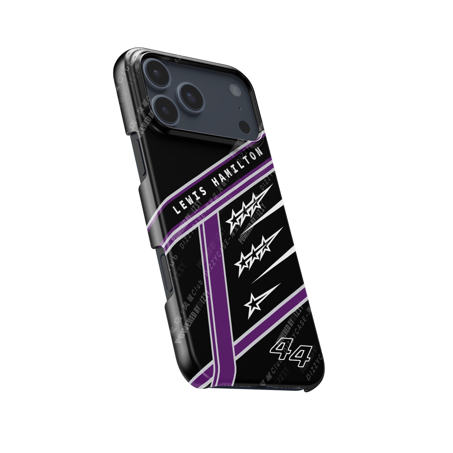 Lewis Hamilton 7 World Titles iPhone Case - Seven Crowns Helmet Design