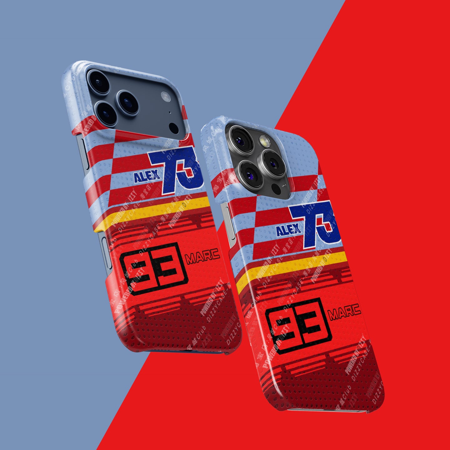 Márquez Brothers Ducati Tribute Phone Case – Dual Racer Design (for iPhone)
