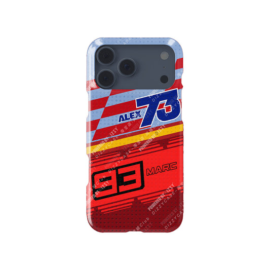 Márquez Brothers Ducati Tribute Phone Case – Dual Racer Design (for iPhone)