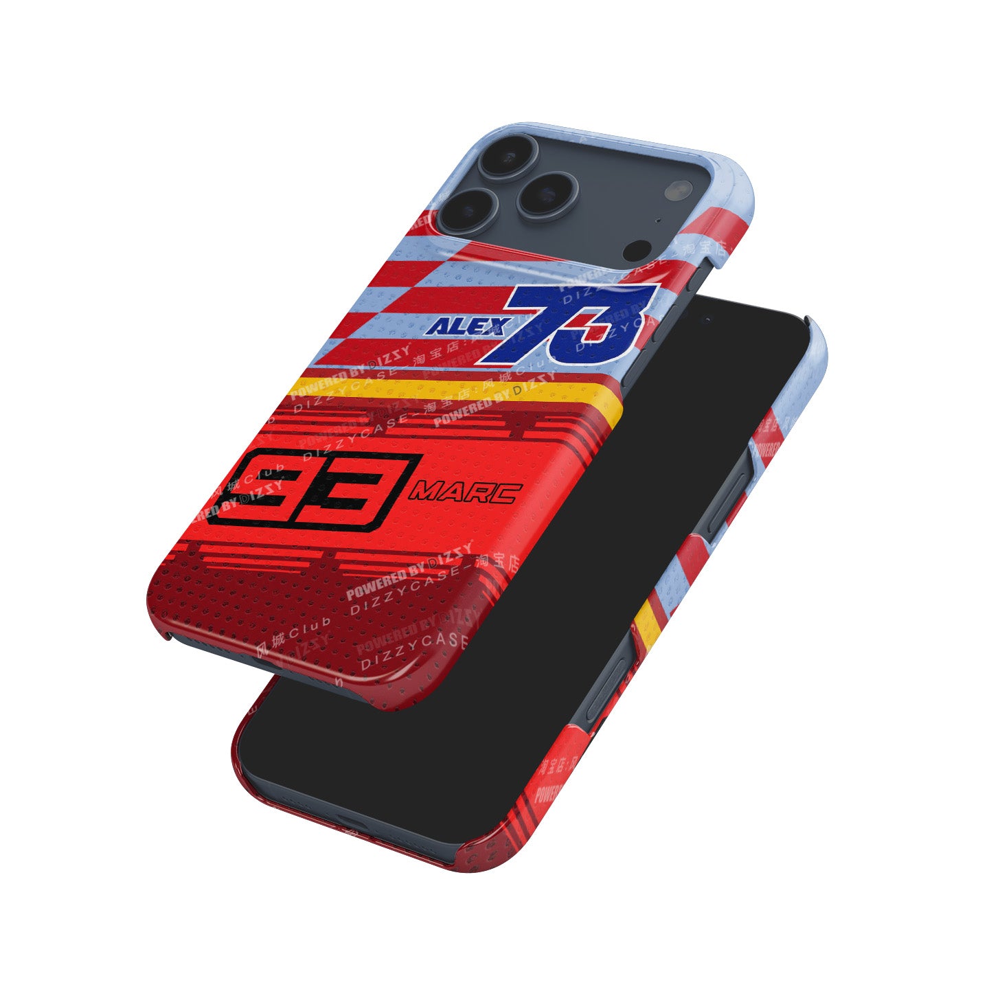 Márquez Brothers Ducati Tribute Phone Case – Dual Racer Design (for iPhone)