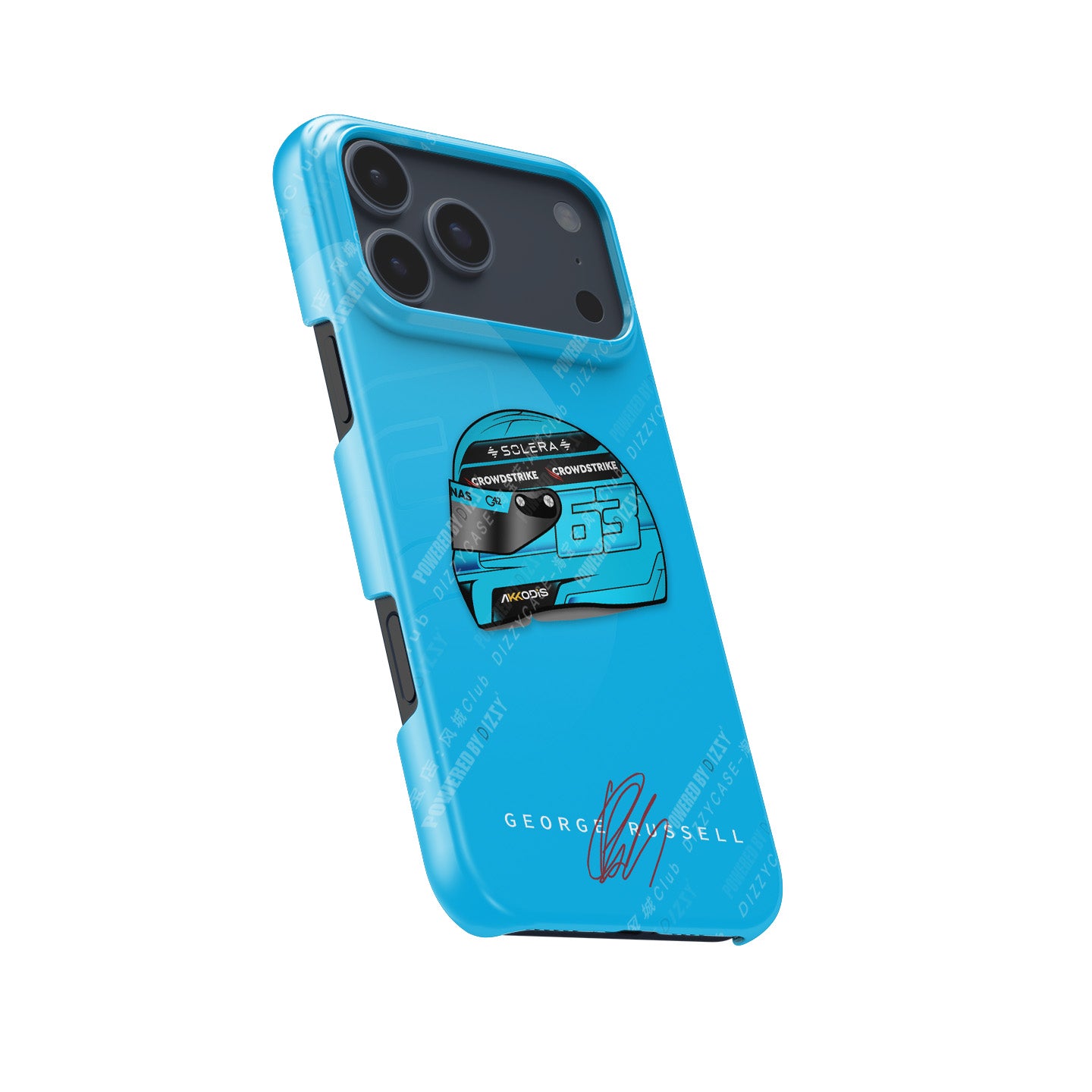 George Russell 2024 Helmet Design Phone Case