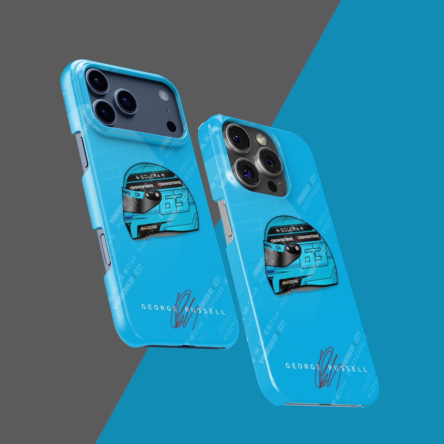 George Russell 2024 Helmet Design Phone Case