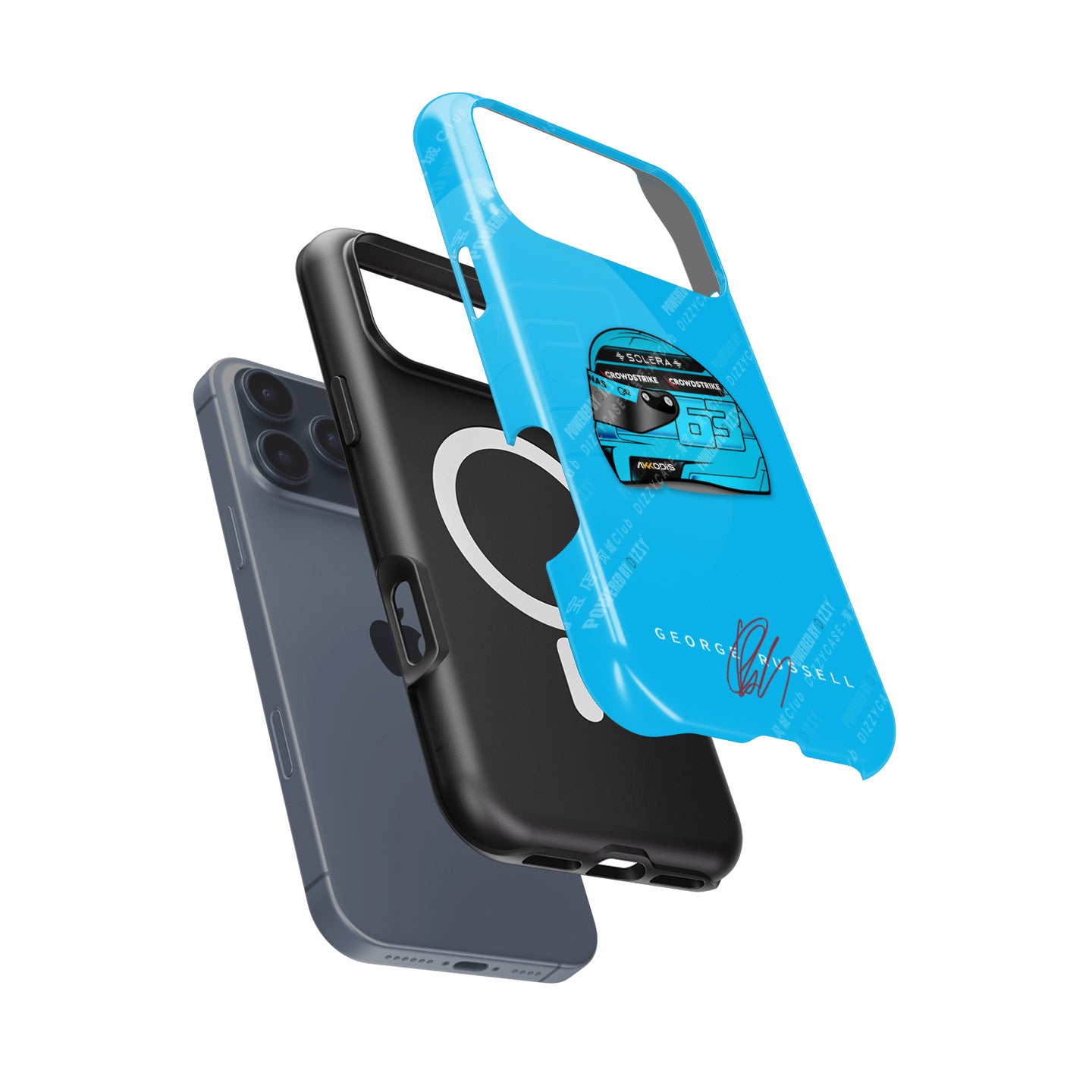 George Russell 2024 Helmet Design Phone Case