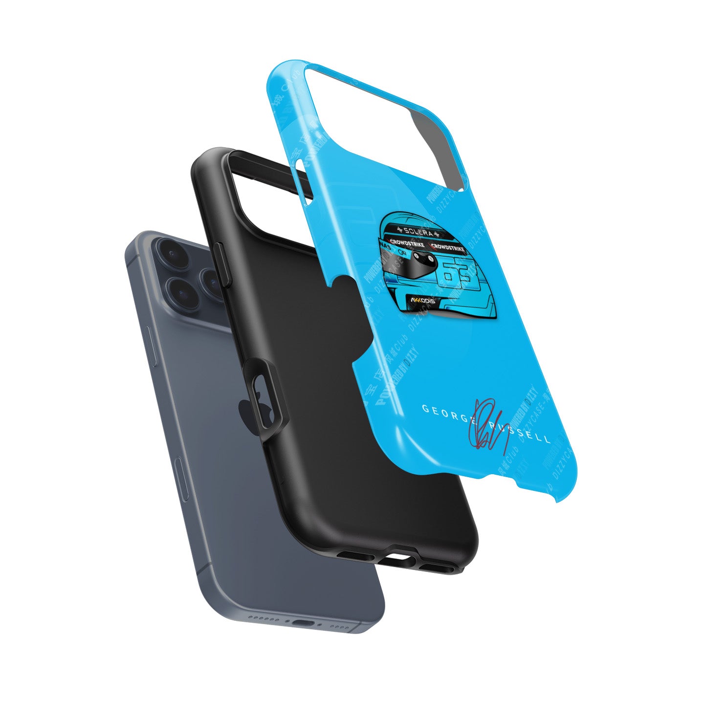 George Russell 2024 Helmet Design Phone Case