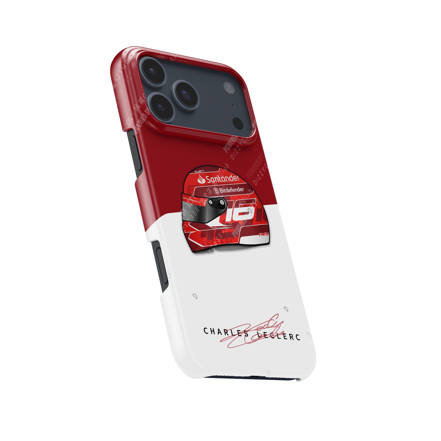 Feel the Speed: Charles Leclerc 2024 Grand Prix Helmet Phone Case | DIZZY CASE
