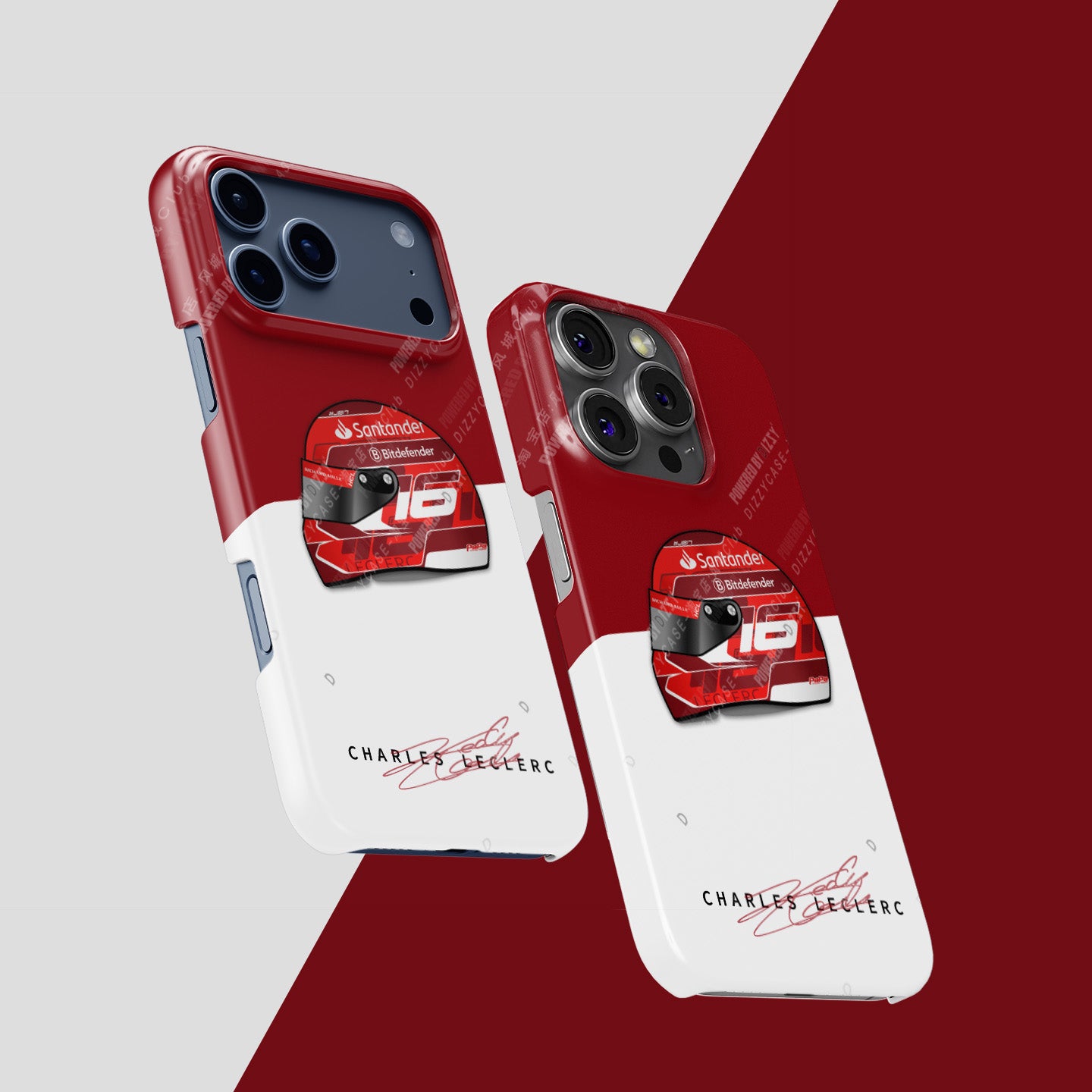 Feel the Speed: Charles Leclerc 2024 Grand Prix Helmet Phone Case | DIZZY CASE