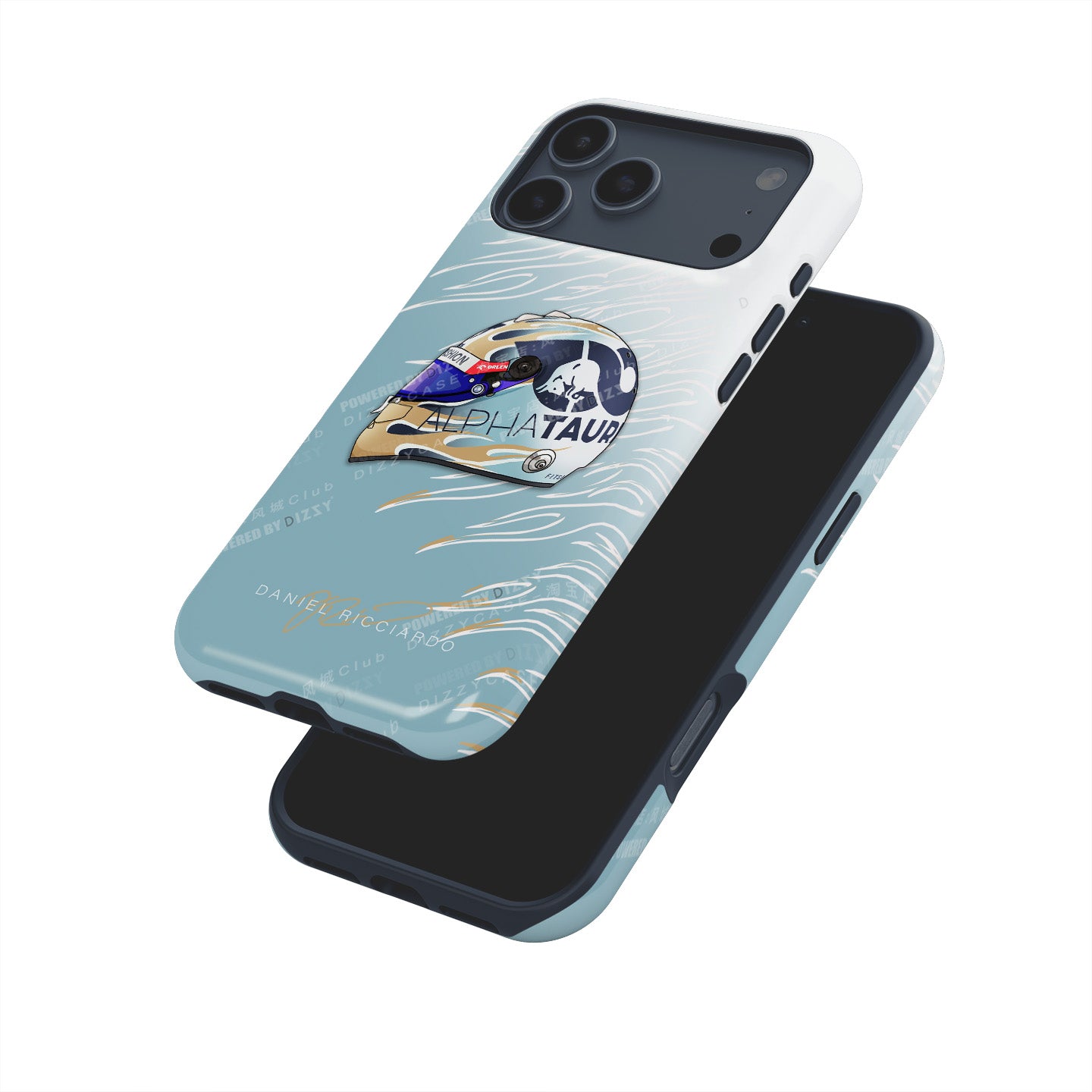 F1 Legend Daniel Ricciardo Helmet Case - For Apple Devices | DIZZY CASE