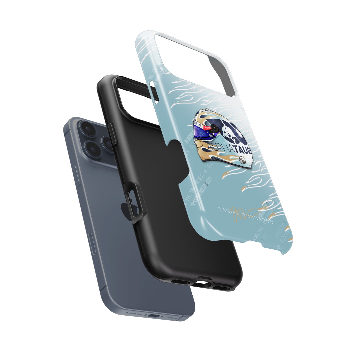 F1 Legend Daniel Ricciardo Helmet Case - For Apple Devices | DIZZY CASE