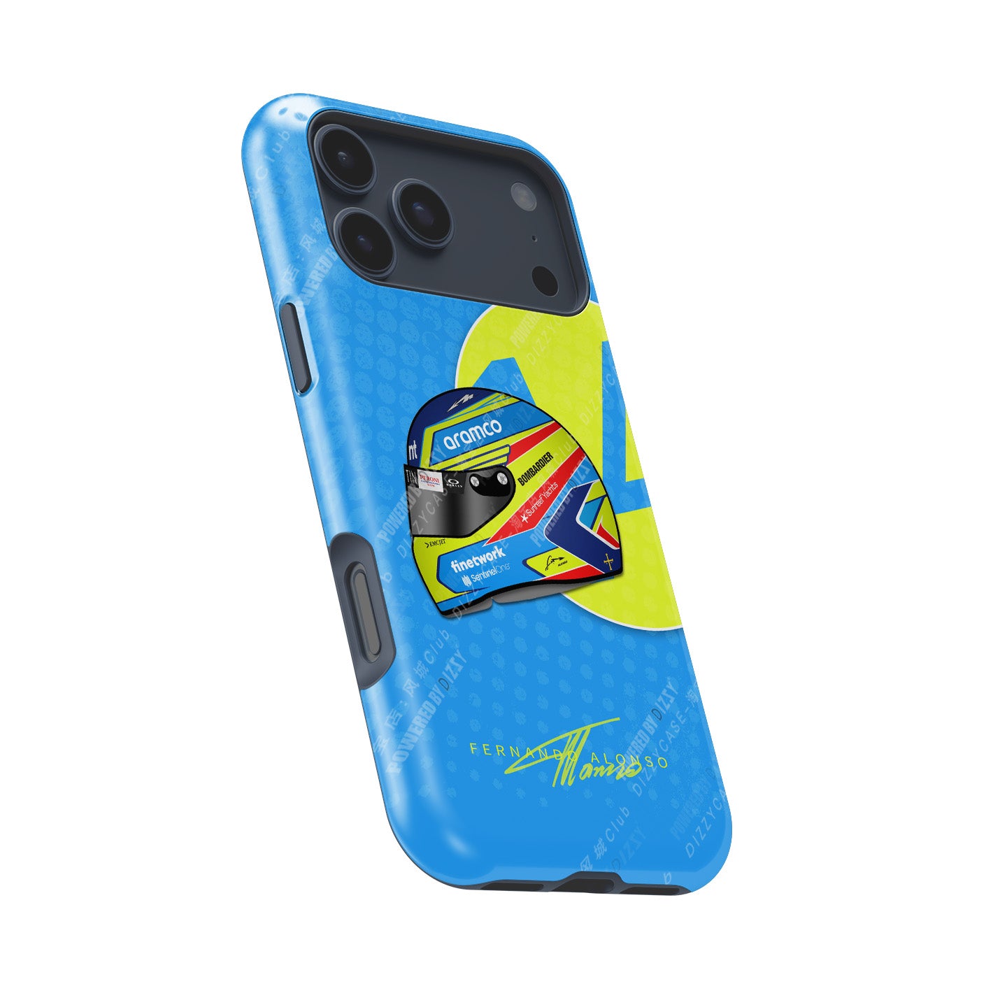 Fernando Alonso 2023 Helmet Phone Case – Celebrate Racing Legend | DIZZY CASE