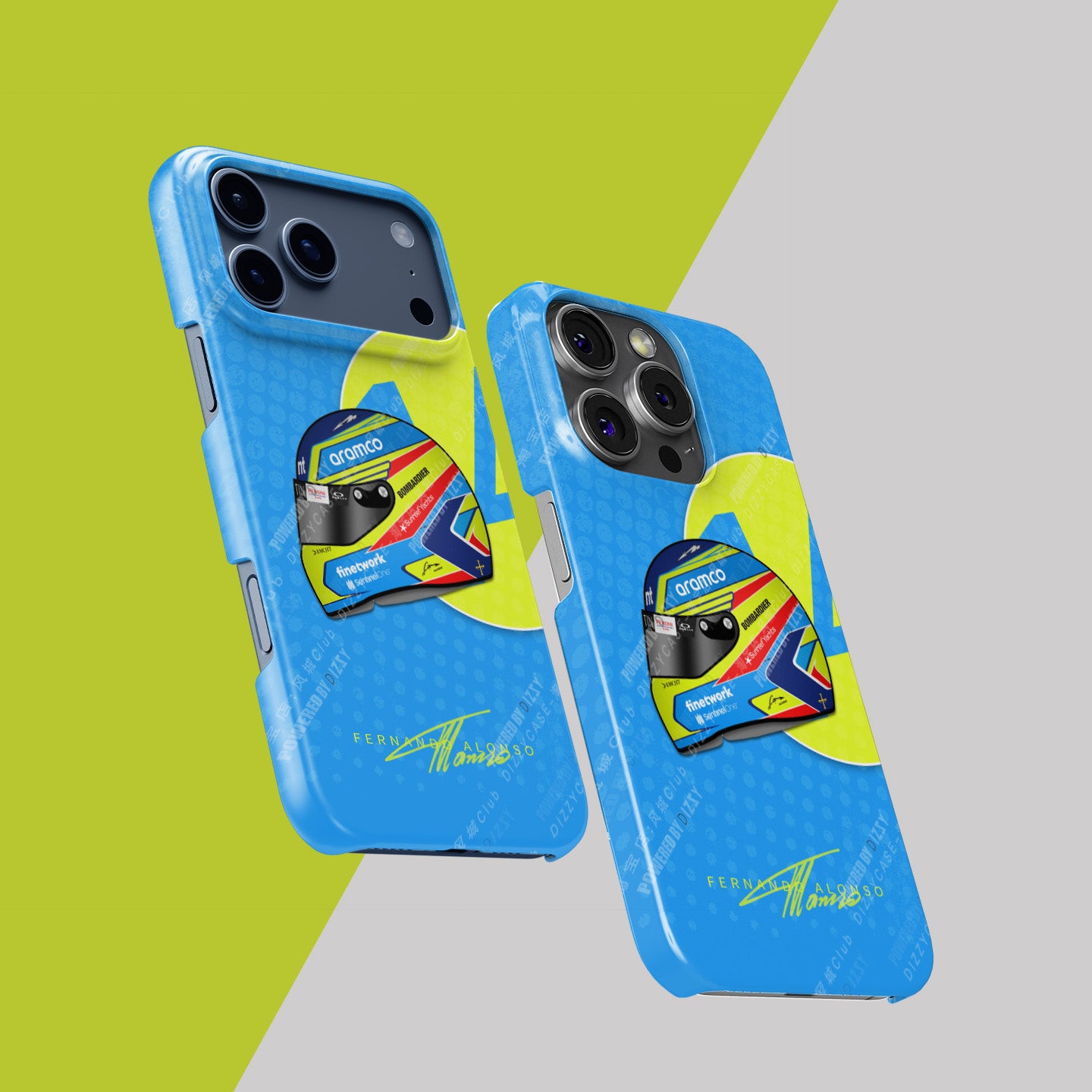 Fernando Alonso 2023 Helmet Phone Case – Celebrate Racing Legend | DIZZY CASE