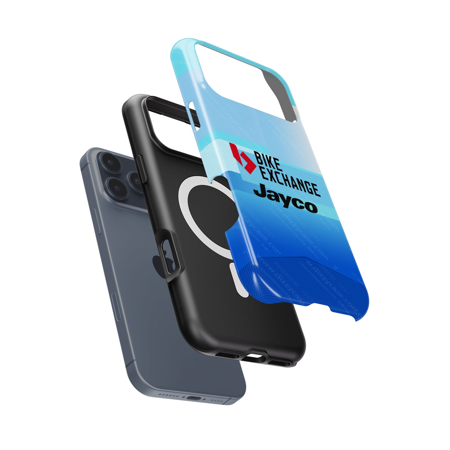 Funda para teléfono con librea de camiseta de ciclismo TEAM BIKEEXCHANGE-JAYCO 2022