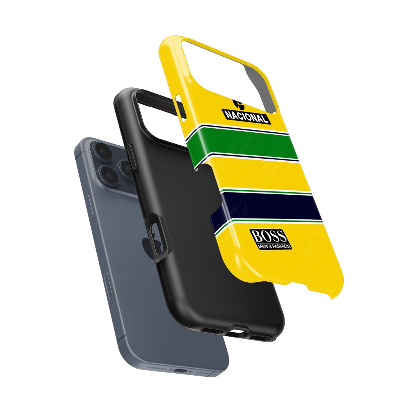 Ayrton Senna Helmet F1 Tribute - Apple iPhone Case