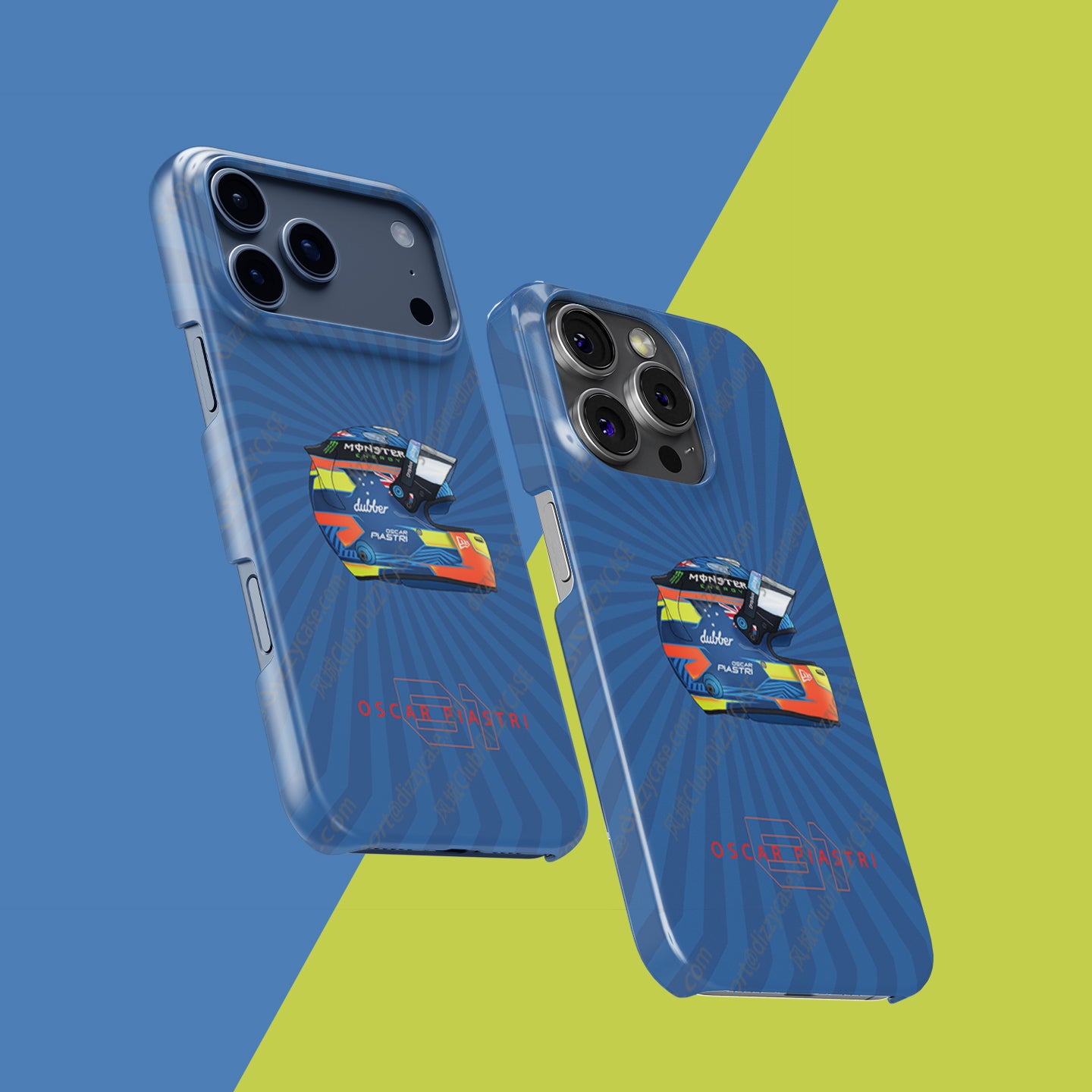 2024 Oscar Piastri McLaren F1 Helmet iPhone Case - F1 Fan Gift