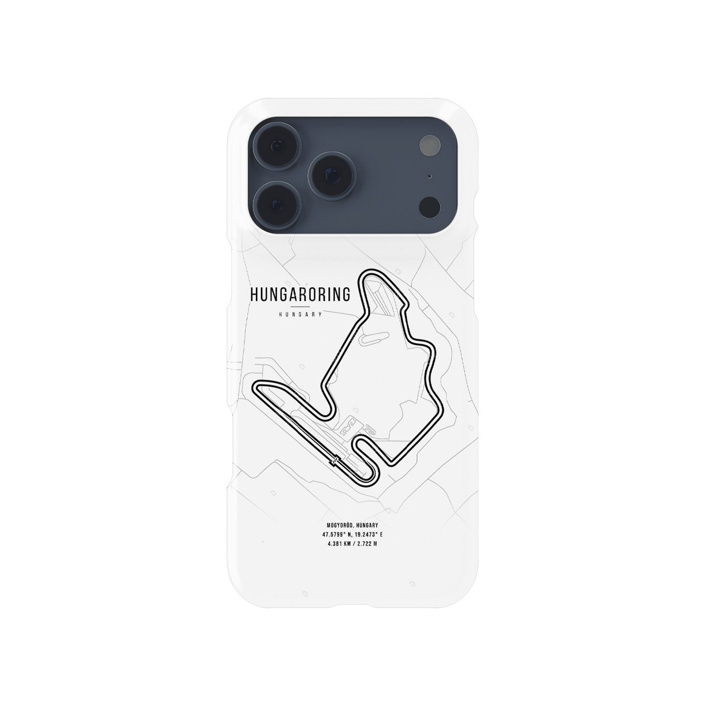 Hungarian Grand Prix iPhone Case – Iconic Track Design | DIZZY CASE
