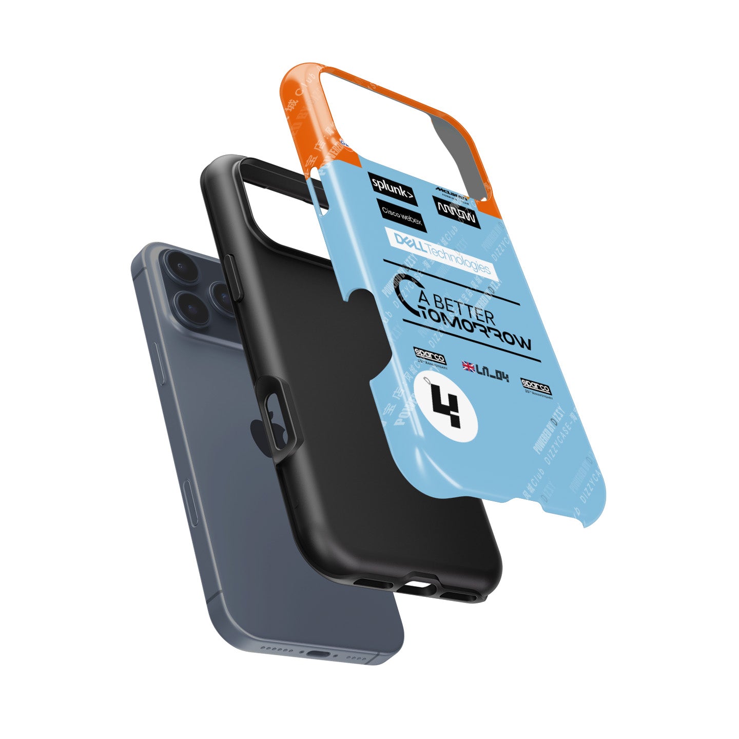 Lando Norris Gulf Livery Case for iPhone - McLaren Monaco Edition